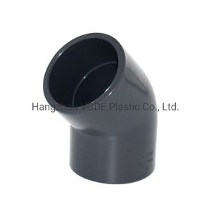 UPVC Elbow 45degree High Quality Pn16 Pipe Fitting