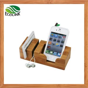 Bamboo Mobile Phone Holder/ Name Card Holder