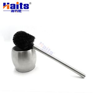 Modern Bathroom Brushed Color Stainless Steel Toilet Brush Set
