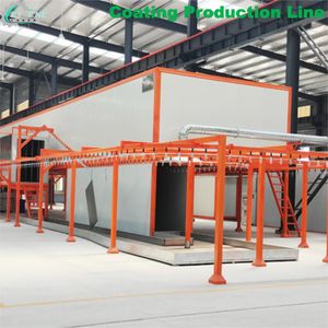 Fully Automatic Suspended Electrostatic Spraying and Plastic Spraying Production Line