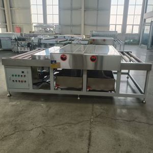 Portable Horizontal Glass Washer Dryer Mobile Glass Cleaning and Drying Machine