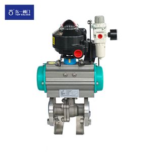 Carbon Steel & Stainless Steel Industrial Pneumatic Flanged End Ball Valve for Water Oil Gas with API 608 Certified