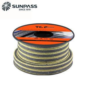 Gland Packing Ship Thread Seals Black PTFE-Graphite Kevlar Fiber Gland Packing