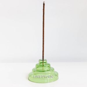 Custom Made Unique Colored Glass Meso Intense Holder for Home Decoration