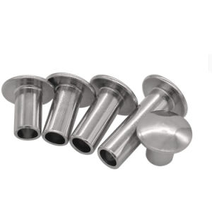 China Wholesale 6mm Pan Head Tubular Rivet Carbon Steel Zinc Plated Semi Hollow Tubular Rivet