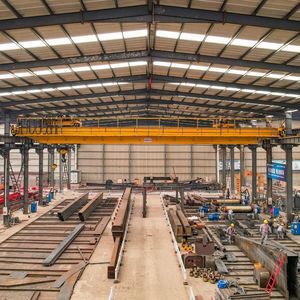 Factory Automated Overhead Crane & Gantry Crane 10 Ton Electro Magnetic Single & Double Girder Overhead Crane with Hoist & Parts