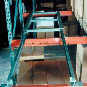 Industrial Warehouse Storage Steel Push Back Pallet Rack