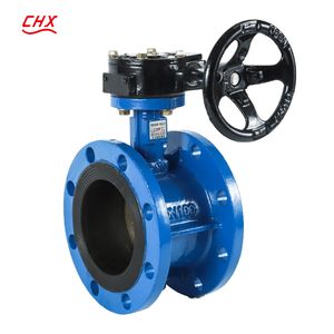 D341X Double Flanged Double Eccentric Butterfly Valve Pn10 Pn16 Flange EPDM Seat Butterfly Valve