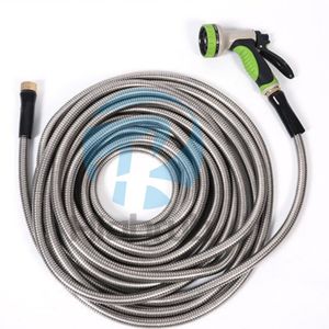 Durable Expandable Watering Hose Crafted with 304 Stainless Steel