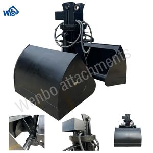 Hydraulic Tilting Bulk Materials Bucket Rotating Clamshell Bucket for Excavator