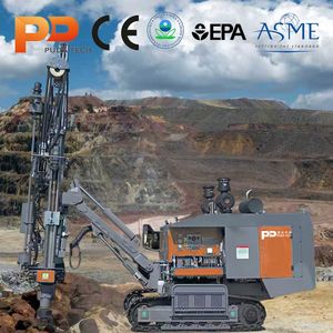 Automated Rod Handling Hydraulic Top Hammer DTH Drill Rig