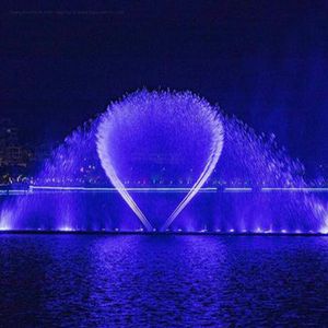 Large Outdoor Decoration 2D Swing Nozzle Musical Dancing Water Fountain