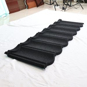 1340mm*420mm Roof Tiles 0.4mm Light Weight Roofing Sheet Zinc Steel Galvalume Stone Coated Roofing Tile Metal