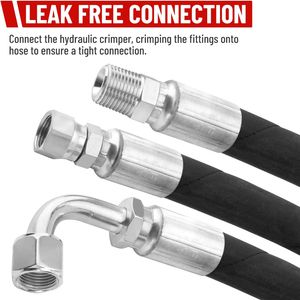 High Temp Steel Braided Heavy Duty Industrial Rubber Hydraulic Hose