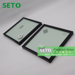 Door Window Glass 90min Fire Insulation Custom China Factory Fire-Resistant Fireproof Glass