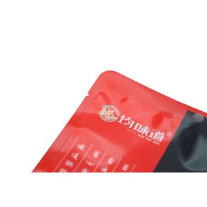 Frozen Meat Food Grade Flexible Laminated Nylon Plastic Packaging Custom Printing Glossy Transparent Window Design Mylar Three Side Seal Bag