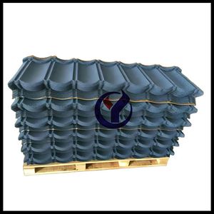 Building Materials Colorful Stone Coated Metal Roof Tiles