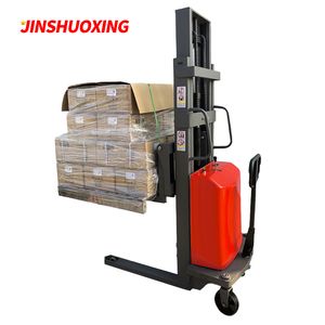 1.5 Ton Lift 2 Meter Electric Lifting Pallet Stacker with Foot Brake