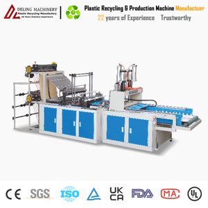 High-Speed Plastic Bag Production Machine with Dual Cutting