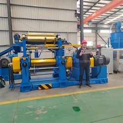 Automatic Space Saving Two Roll Rubber Mixing Mill