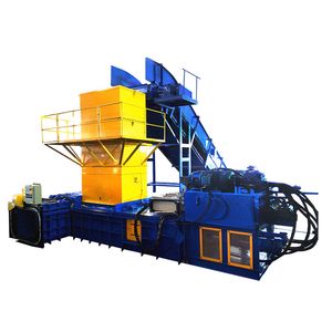 Horizontal Automatic Two Tam Plastic Bottle Metal Scrap Baler