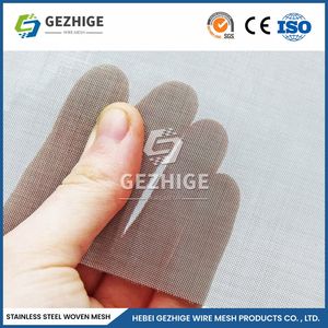 Gezhige Stainless Insect Mesh Factory China 10 Gauge Wire Mesh 304/304L/316/316L/310/310S Material SUS 304 Stainless Steel Wire Mesh