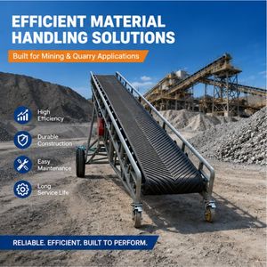 Sand Gravel Aggregate Handling Conveyor Belt System Industrial Mining Belt Conveyor