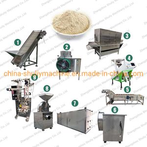 Chain Type Garlic Peeling Garlic Rhizome Garlic Powder Making Machine