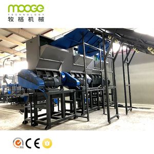 waste pet bottle crusher plastic recycle crushing machine