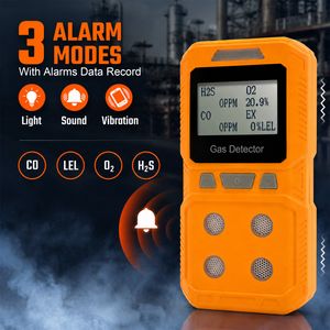 Portable Multi-Function 4 in 1 Gas Sensor Detector Alarm for Gas Analyzers