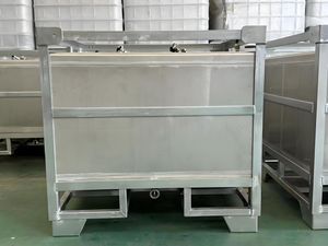 1000L 316L Stainless Steel Food Liquid Storage IBC Tote Tank