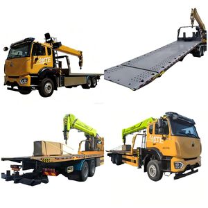Sinotruk HOWO Heavy Duty Rescue Wrecker Rollback Towing 18-25ton 8.5m Tilt Tray Flatbed Truck with 12ton Boom Crane