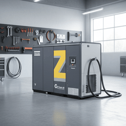Atlas Copco Oil-Free Industrial Air Compressor for Food and Beverage