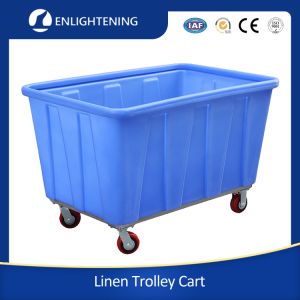 China Factory New Designed Plastic Linen Trolley with Heavy Tear Resistance and Weight Capacity