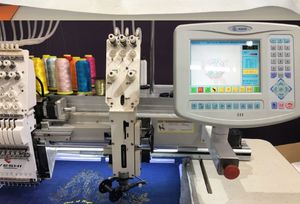 Single Head Flat Embroidery and Coiling Embroidery Machine