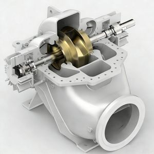 High Quality Power Station Industrial Water Circulation Axially Split Horizontal Centrifugal Pumps