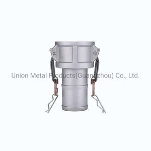Type C Aluminum Cam&Groove Coupling Serrated Hose End Multi Barbs Hose End Camlock Fitting