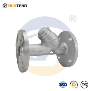 [Ruoteng] Stainless Steel 304/316L Y-Type Flanged Filter Industrial Filtration Equipment