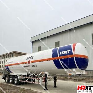 52.5 Cbm Cryogenic LNG Liquid Transport Semi Trailer, 0.65 MPa Liquefied Natural Gas Tank Semi Trailer with S30458 Inner Vessel