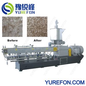 Waste Crushed Plastic HIPS Scraps Flakes Granulator