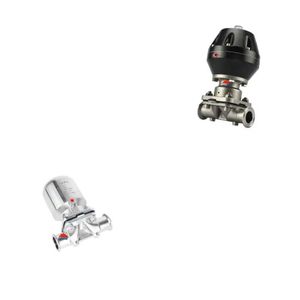 Sanitary Stainless Steel Ss Plastic Pneumatic Single/Double Actuing Actuator Diaphragm Valve