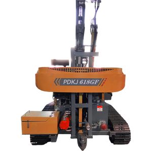 2025 Best Selling Solar Pile Drill Rig Hydraulic DTH + Blasting Drill Combo Factory Direct Price