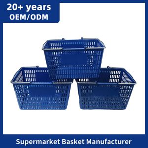 Wholesale Super Market Fresh Food Crates Chicken Mesh Nest Basket with Bale Arm Handle Apple Crate