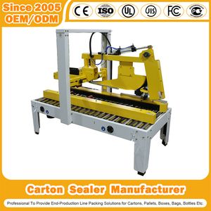 Carton Sealer Manufacturer Automatic Online Flaps Folding Side Belts Driven Case Sealing Machine Corner Box Sealer for Warehouse Logistics Express Industry