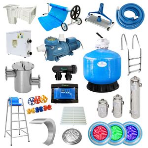 One Set Swimming Pool Sand Filter Water Pump Equipment Accessories for Pool