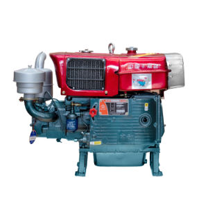 18HP Water Cooled Single Cylinder Diesel Engine with Radiator Cooling System (ZS1105N)