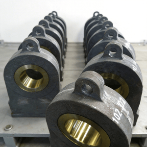 High Chromium Cast Manganese Steel Composite Hammer Head Crusher Wear Parts