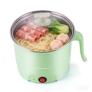 Mini Electric Cooker 1.2L Household Multi Function Electric Hot Pot Non Stick Inner Dormitory Multi Cooker Noodle Pot