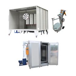 Colo Powder Coating Booth and Oven Manual Powder Coating System Equipment