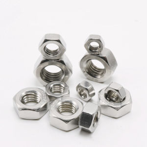 China Manufacture 8.8 Grade DIN934 DIN931 Stainless Steel Hex Nut